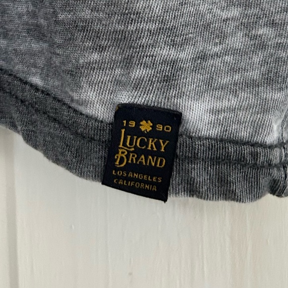 Lucky Brand Venice Burnout Men’s Size XXL Short Sleeve Notch Neck Tee - Picture 6 of 12